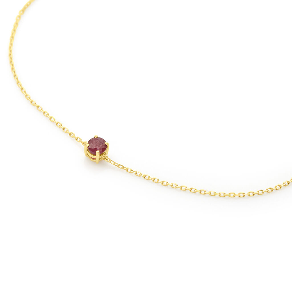 Bracciale Punto Luce Charlotte Oro Giallo Rubino - Bracciali Donna | Stroili