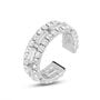 Anello Fantasia Romantic Shine Metallo Cristallo