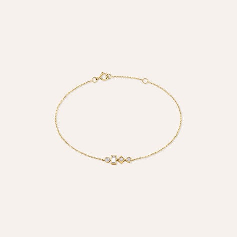 Bracciale Claire Oro Giallo Cubic Zirconia - Bracciali Amicizia Donna | Stroili