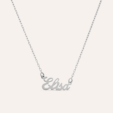 Collana Elisa Gold Names Oro Bianco