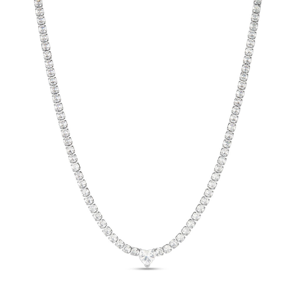 Collana tennis oro bianco hotsell
