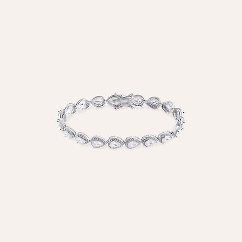 Bracciale Tennis Silver Elegance Argento Rodiato Cubic Zirconia - Bracciali Tennis Donna | Stroili