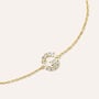Bracciale Silver Glow Argento Dorato Cubic Zirconia