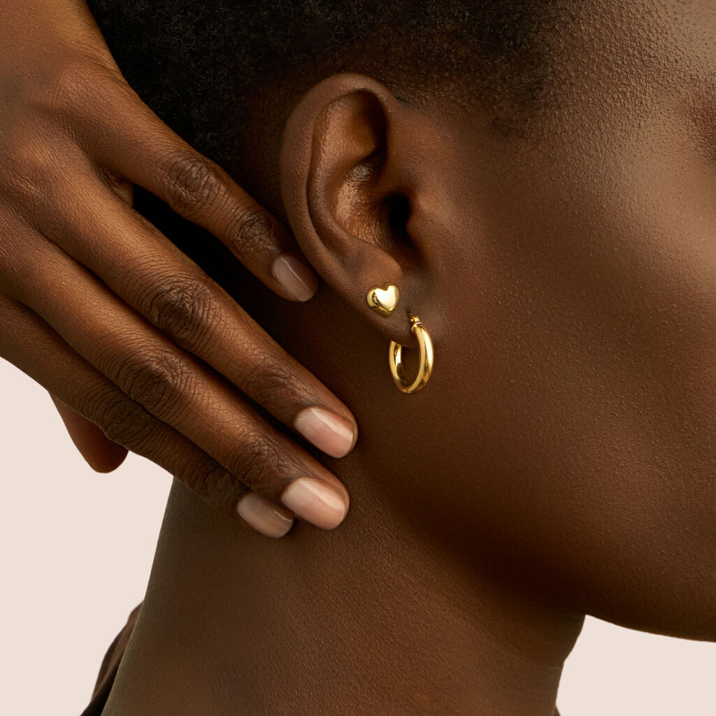 Orecchini Lobo Gold Essence Oro Giallo