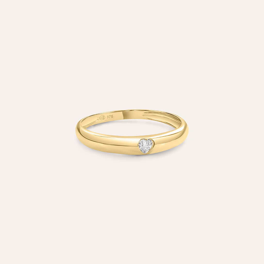 Anello Fascia Claire Oro Giallo Cubic Zirconia - Anelli con Pietre Donna | Stroili