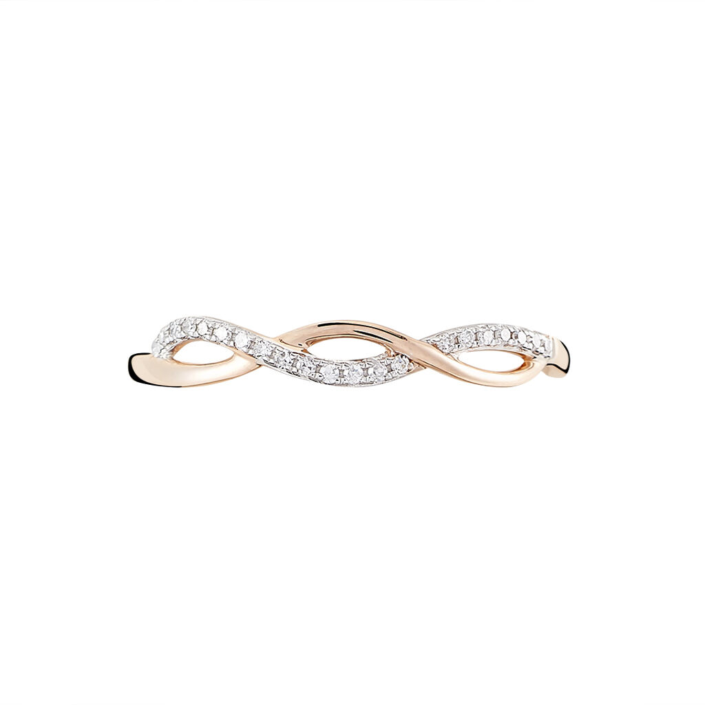 Anello Fantasia Sophia Oro Rosa Diamante - Anelli con Pietre Donna | Stroili