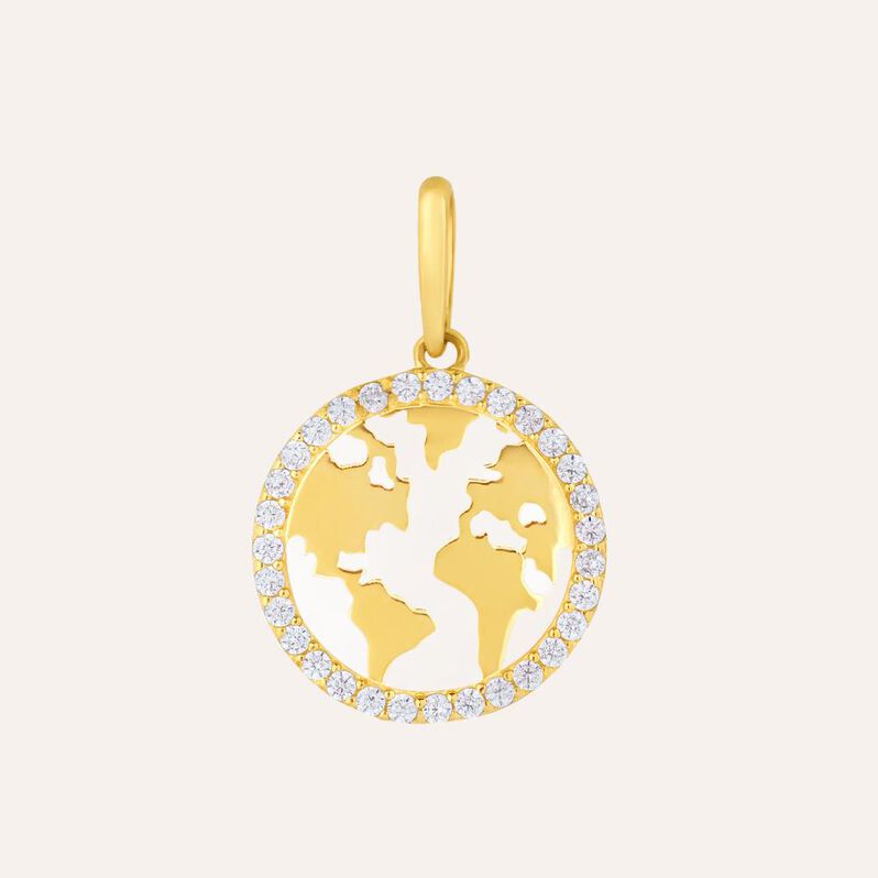 Pendente Po&egrave;me Oro Giallo Cubic Zirconia - Ciondoli Donna | Stroili
