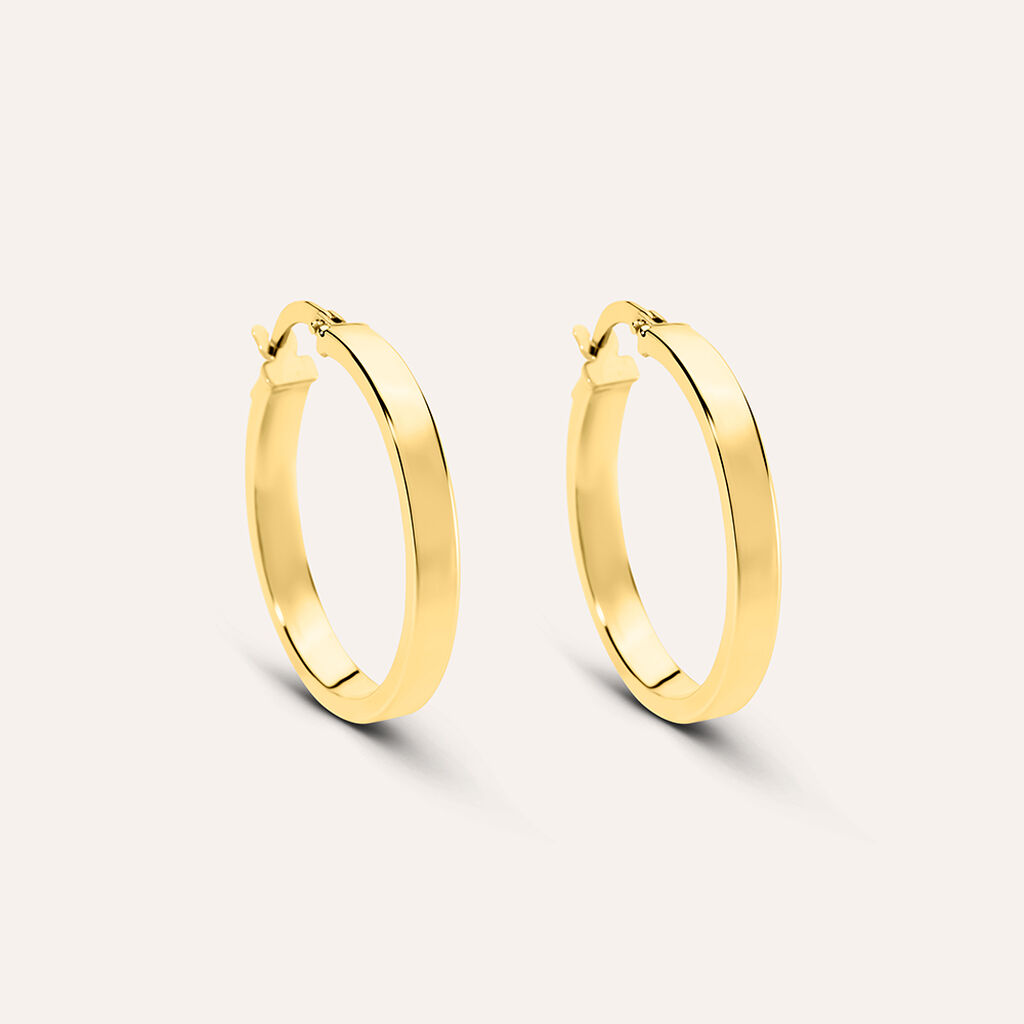 Orecchini A Cerchio Toujours Oro Giallo - Orecchini a Cerchio Donna | Stroili