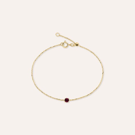 Bracciale Punto Luce Charlotte Oro Giallo Rubino - Bracciali Donna | Stroili