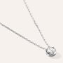 Collana Punto Luce Grace Oro Bianco Diamante