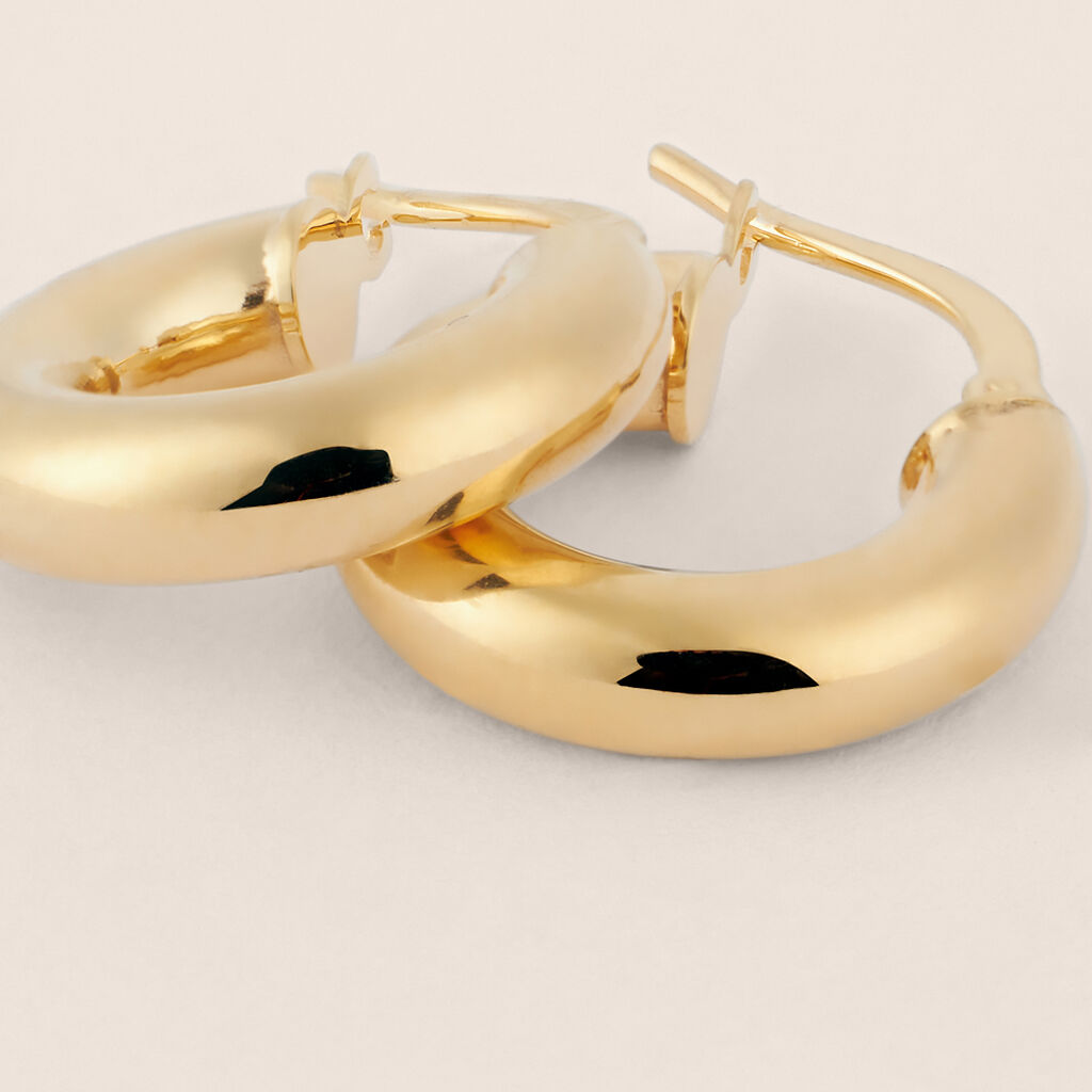 Orecchini A Cerchio Toujours Oro Giallo