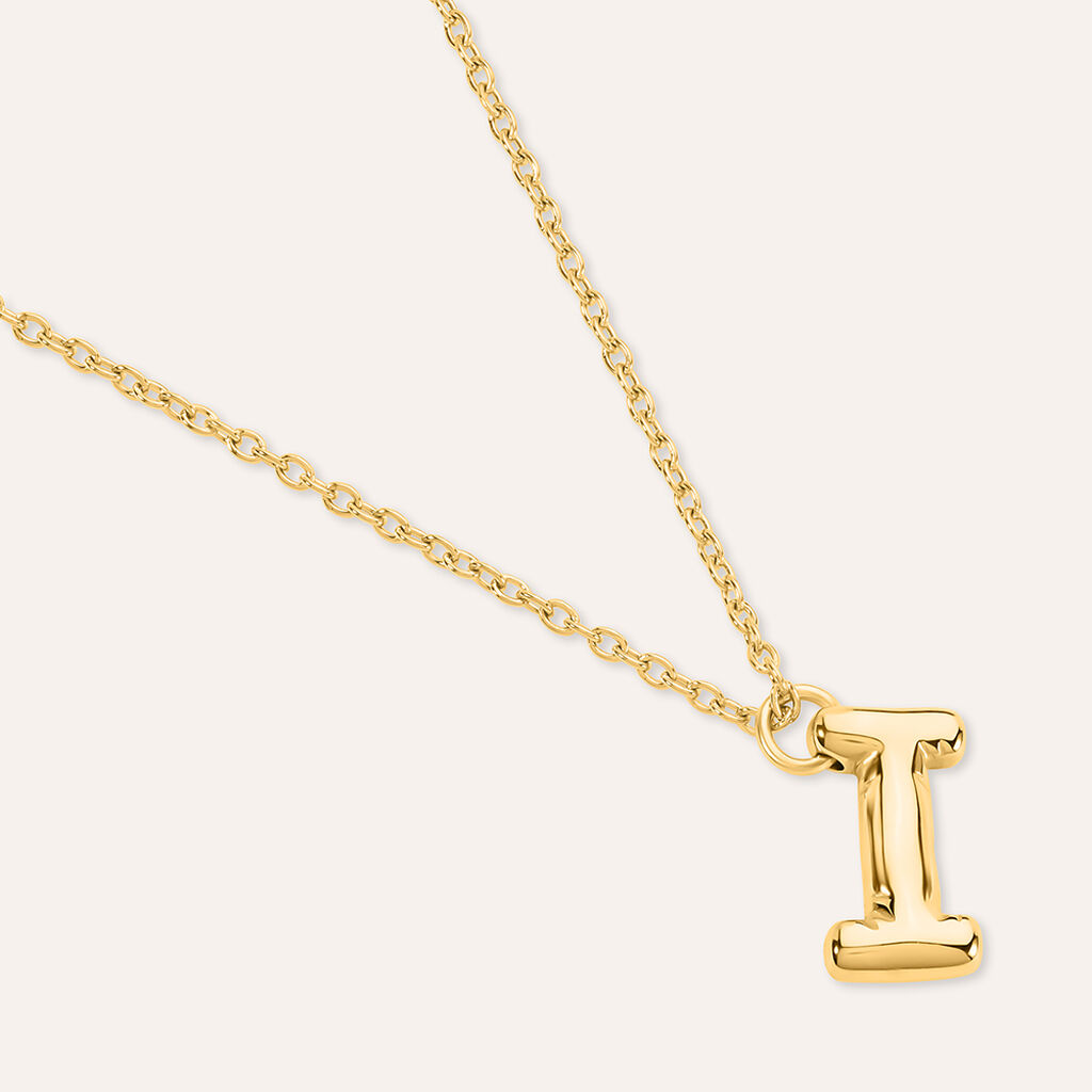 Collana Radiance Acciaio Dorato