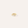 Mono Orecchino A Cerchio Silver Glow Argento Dorato Cubic Zirconia