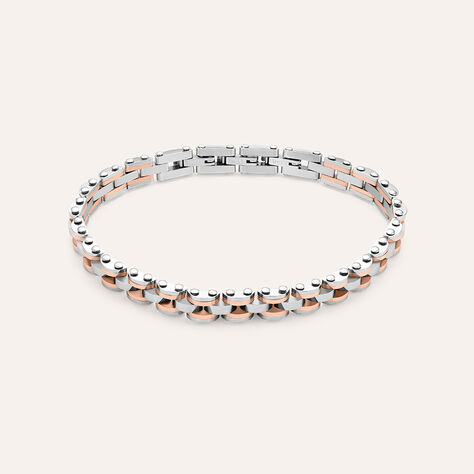 Bracciale Catena Man Code Acciaio Bicolore - Bracciali Uomo | Stroili