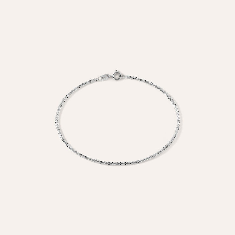 Bracciale Catena Colette Oro Bianco - Bracciali Donna | Stroili