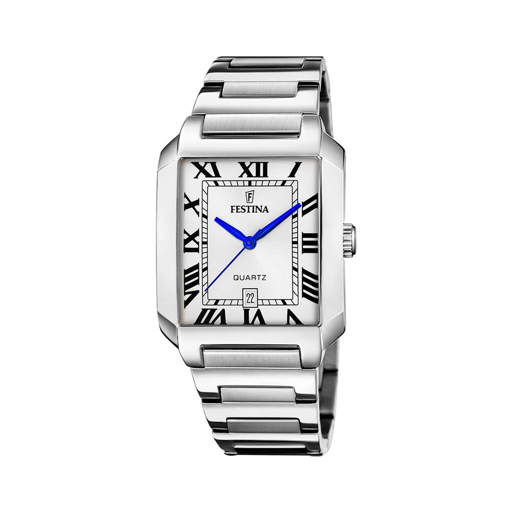 Festina Orologio Uomo F20677/1 – Acciaio Inossidabile, Data, Bracciale Acciaio Con Chiusura Deployante, 5 ATM