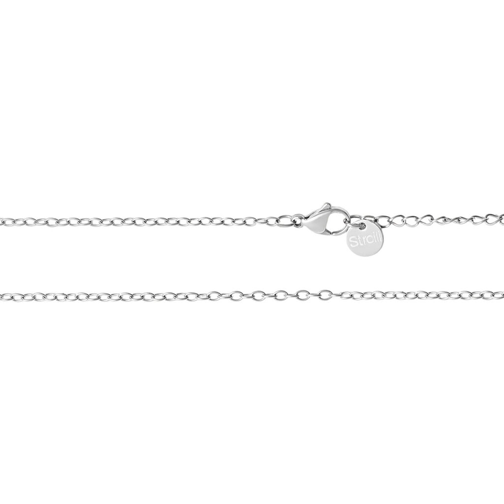 Collana Man Code Acciaio Bicolore Bianco / Nero - Collane Uomo | Stroili