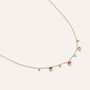 Collana Am&eacute;lie Oro Giallo Topazio Quarzo Cubic Zirconia
