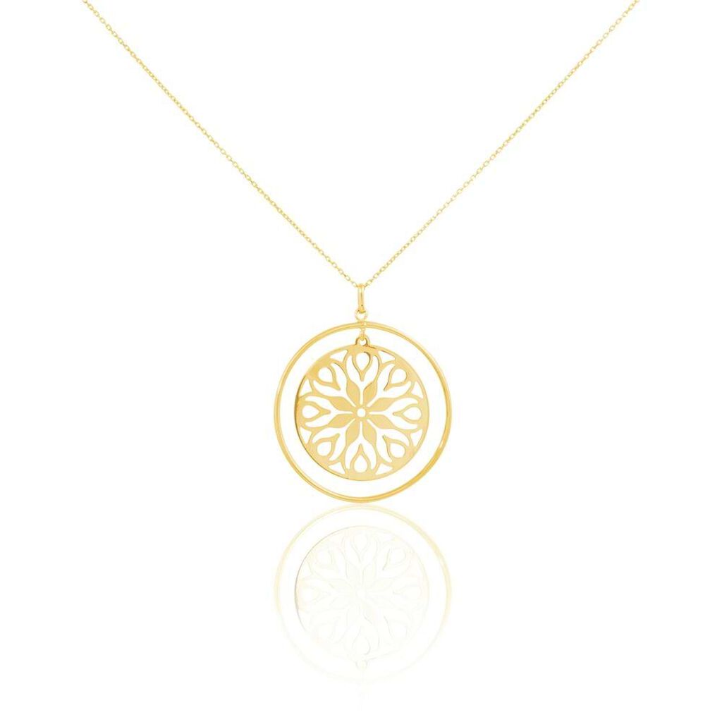 Collana in oro giallo Rosone