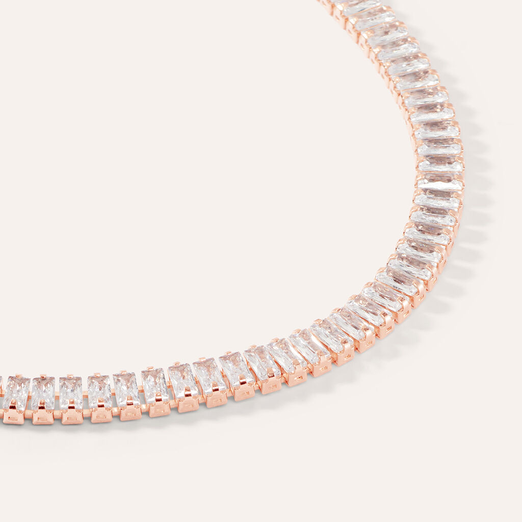Bracciale Tennis Romantic Shine Metallo Cristallo - Bracciali Tennis Donna | Stroili