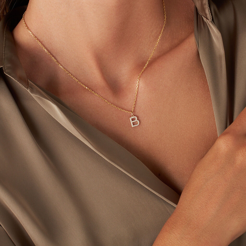 Pendente Poème Oro Giallo Cubic Zirconia - Ciondoli Donna | Stroili