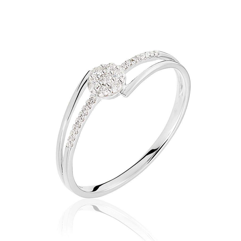Anello Solitario Sophia Oro Bianco Diamante - Anelli con Pietre Donna | Stroili