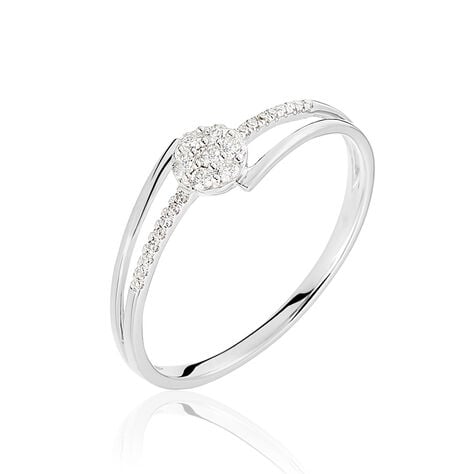 Anello Solitario Sophia Oro Bianco Diamante - Anelli con Pietre Donna | Stroili