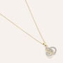 Collana Christelle Oro Giallo Cristallo