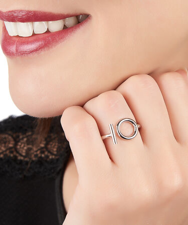 Anello Silver Collection Argento Rodiato