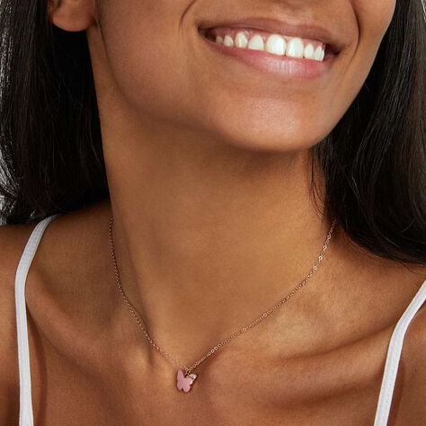 Collana Lady Sweet Acciaio Rosa Cristallo - Collane Donna | Stroili