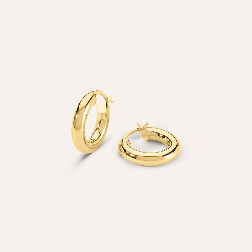 Orecchini A Cerchio Toujours Oro Giallo