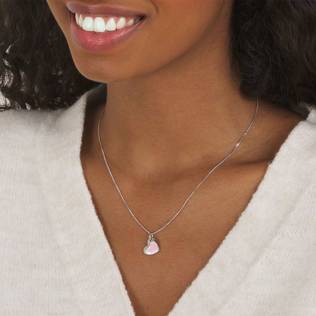 Pendente Love Beats Argento Rodiato - Ciondoli con Incisione Donna | Stroili