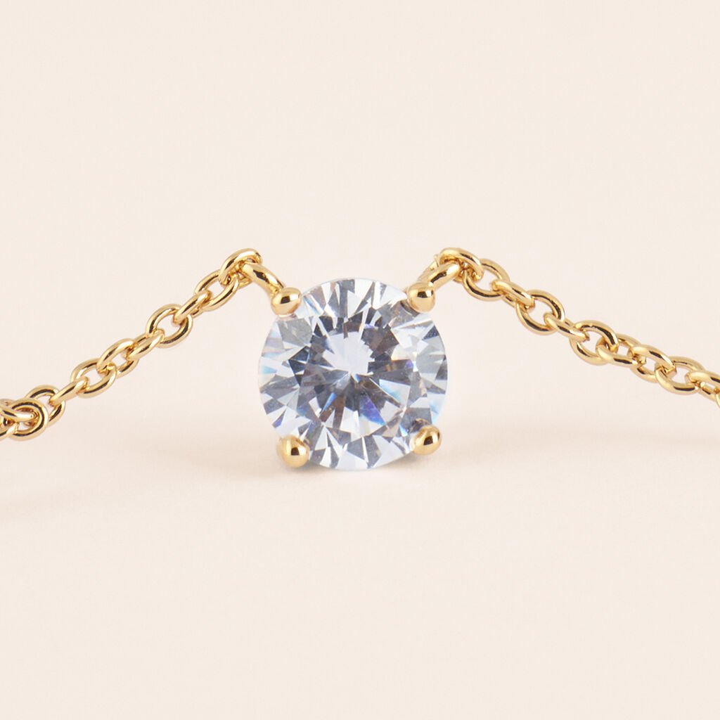 Collana Punto Luce Golden Dream Placcato Oro Giallo Cubic Zirconia - Collane Punto Luce Donna | Stroili