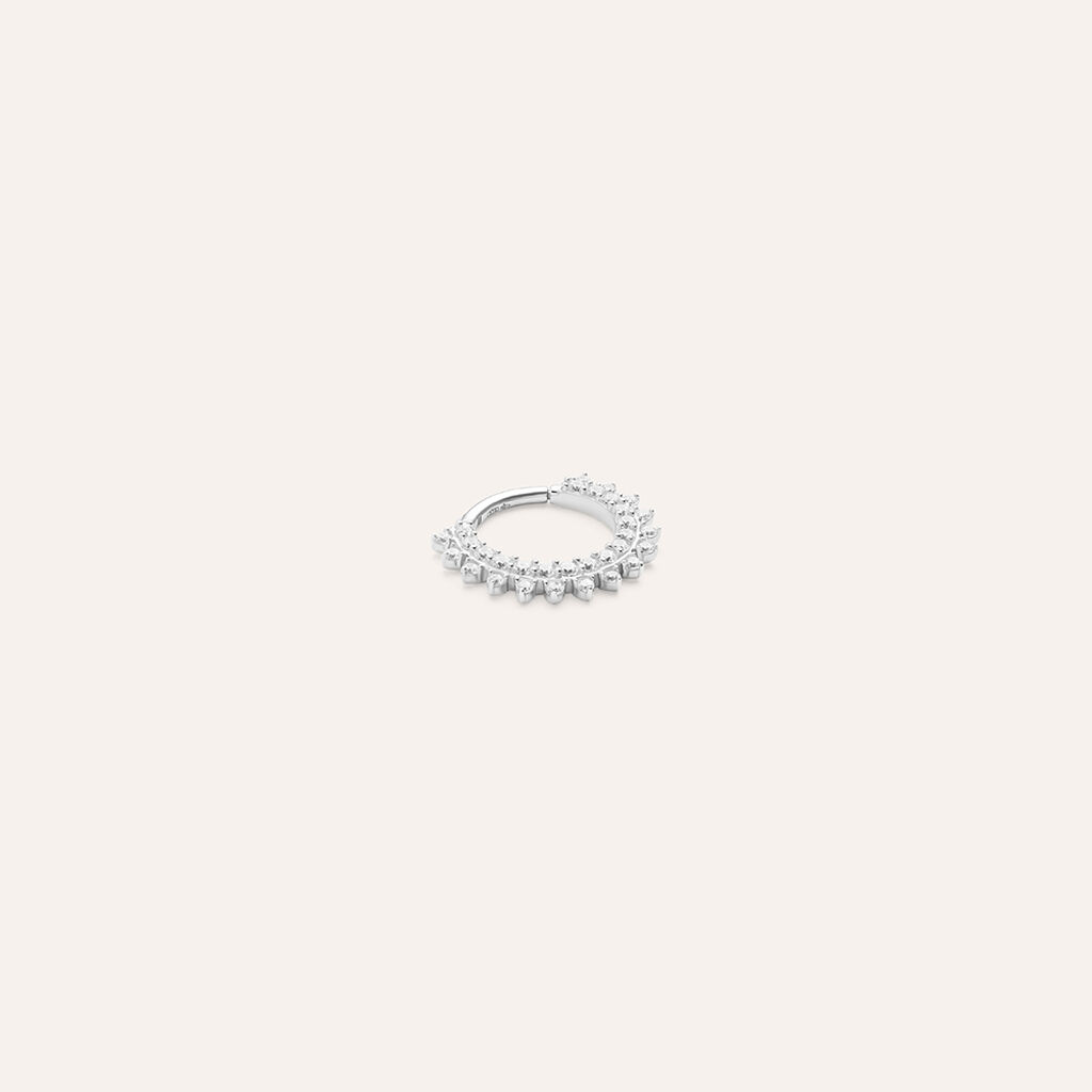 Piercing Orecchio Daith Bon Ton Oro Bianco Cubic Zirconia - Piercing Orecchio Donna | Stroili