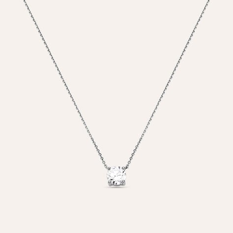 Collana Punto Luce Diamade Oro Bianco Diamante Lab-Grown - Collane Punto Luce Donna | Stroili