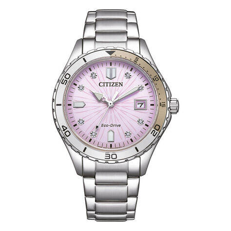 Orologio Eco Drive Citizen Ore Felici Fe6170-88x - Orologi con Datario Donna | Stroili