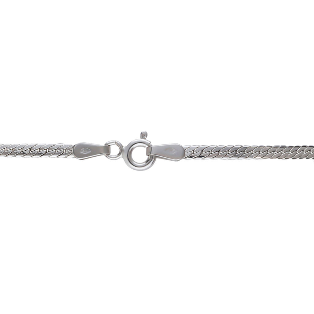 Bracciale Catena Colette Oro Bianco - Bracciali Donna | Stroili