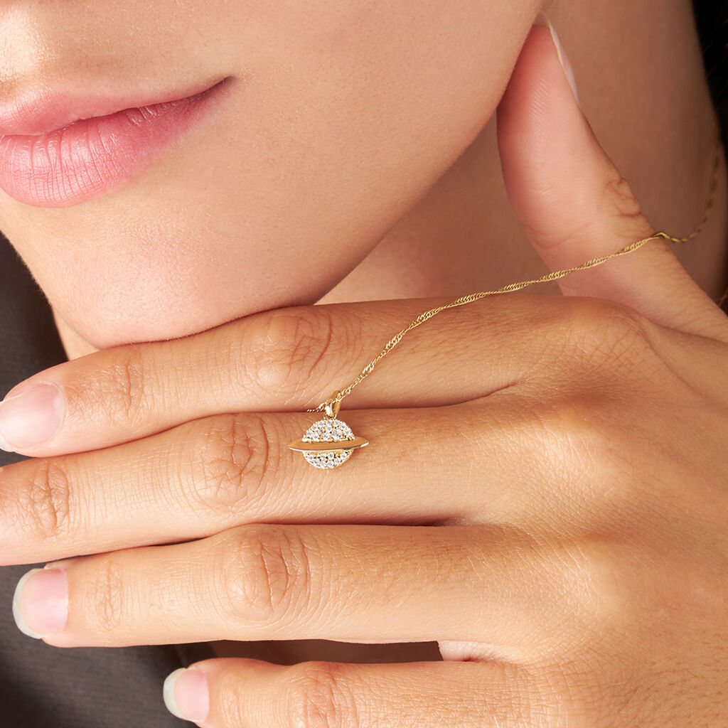 Pendente Poème Oro Giallo Cubic Zirconia - Ciondoli Donna | Stroili