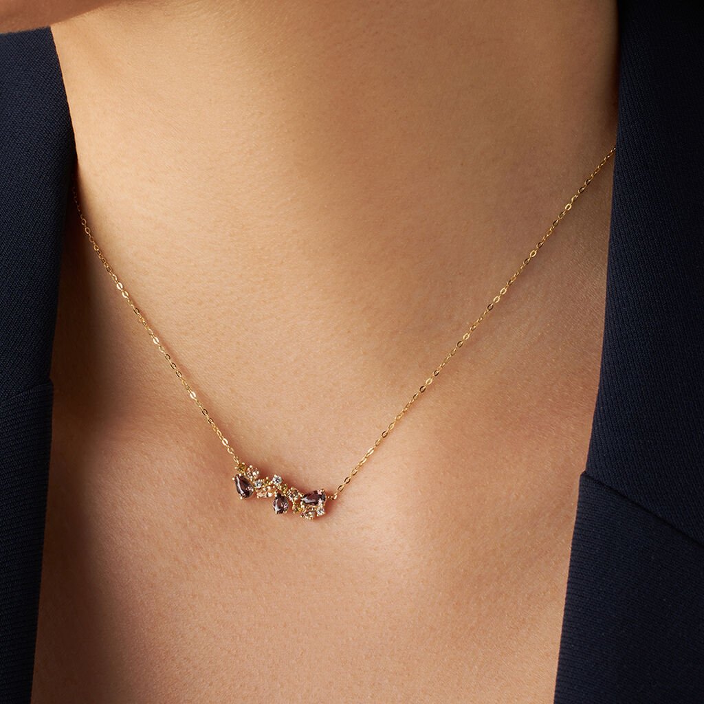 Collana Claire Oro Giallo Cubic Zirconia - Collane Donna | Stroili