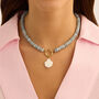 Pendente Radiance Acciaio Dorato Madreperla
