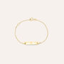 Bracciale Con Targhetta Holy Oro Giallo