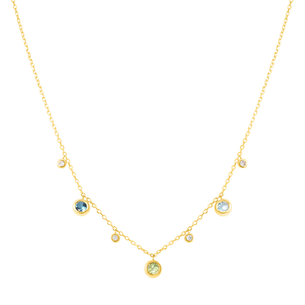 Collana Amélie Oro Giallo Topazio Cubic Zirconia - Collane Donna | Stroili