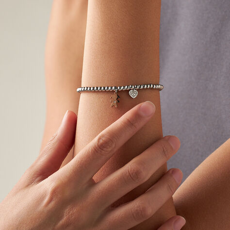 Bracciale Lady Chic Acciaio Bicolore Bianco / Rosa Cubic Zirconia - Bracciali Donna | Stroili