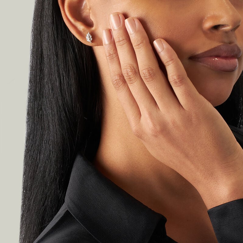 Orecchini Lobo Silver Moments Argento Rodiato Cubic Zirconia - Orecchini a Lobo Donna | Stroili