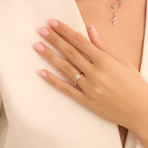 Anello Solitario Sophia Oro Bianco Diamante - Anelli con Pietre Donna | Stroili