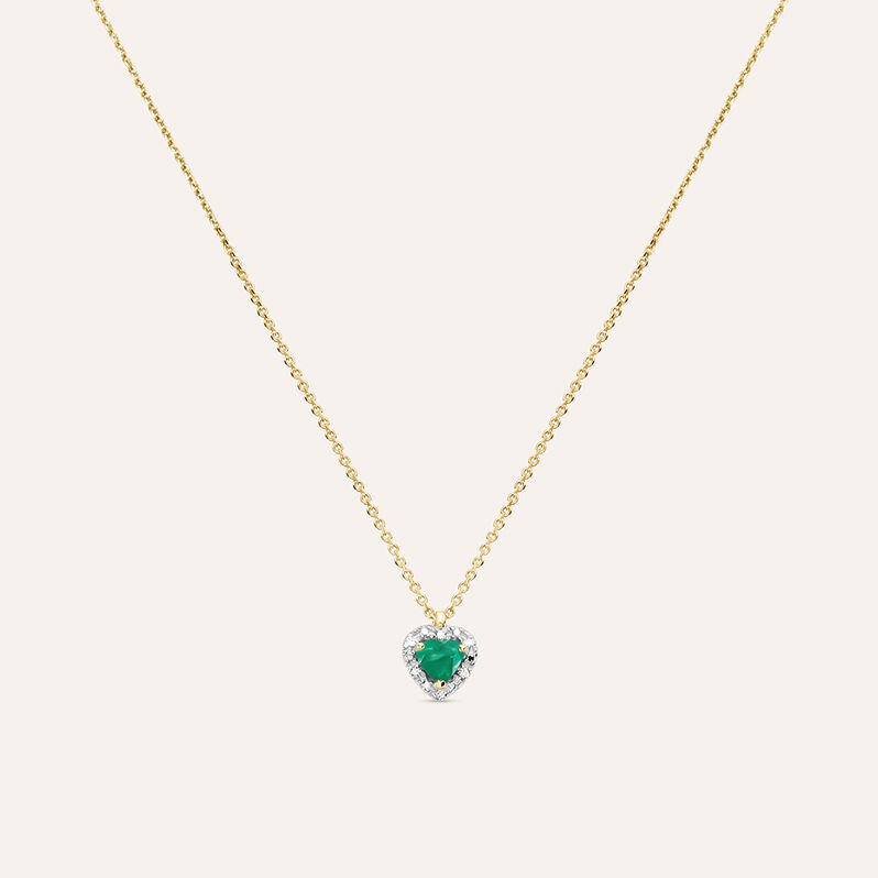 Collana Charlotte Oro Giallo Smeraldo Diamante - Collane Donna | Stroili