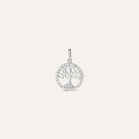 Pendente Poème Oro Bianco Cubic Zirconia - Ciondoli Donna | Stroili
