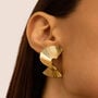 Orecchini Pendenti Radiance Acciaio Dorato