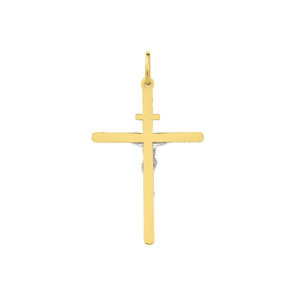 Pendente Holy Oro Bicolore - Ciondoli con Incisione Unisex | Stroili