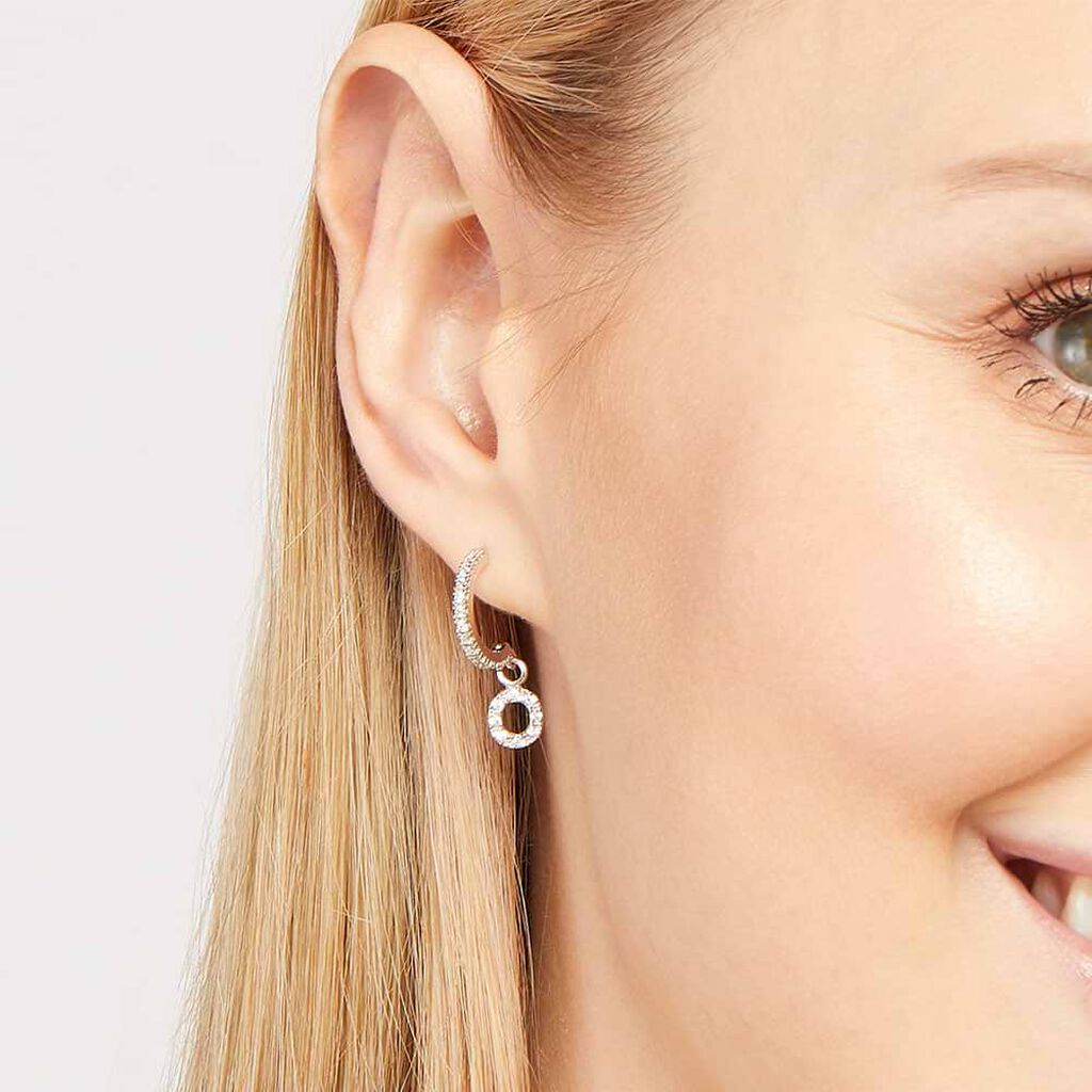Mono Orecchino A Cerchio Silver Moments Argento Rodiato Cubic Zirconia - Mono Orecchino Donna | Stroili